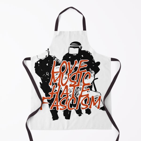 Item preview, Love Music Hate Fascism designed and sold by afternoontees.