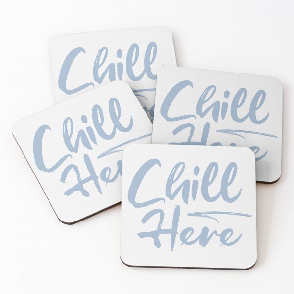 Artikelvorschau, Kopie von Chill Here - Powder Blue und Grey entworfen und verkauft von Aryeh Studio.
