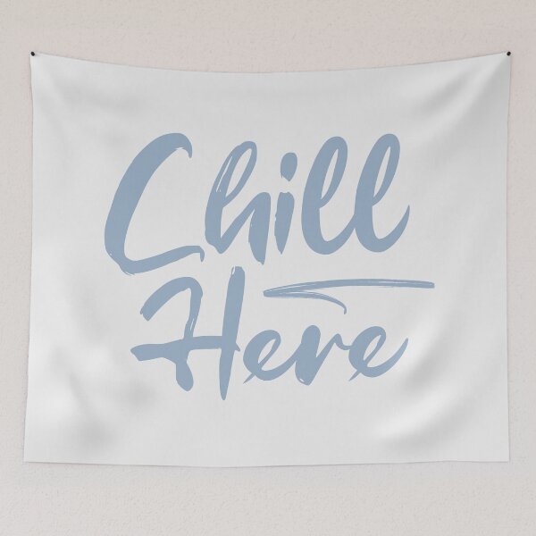 Item preview, Copy of Chill Here - Powder Blue and Grey designed and sold by Aryeh Studio.