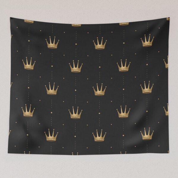 Item preview, Luxury Golden King Crowns Pattern designed and sold by Funny-Vintage.