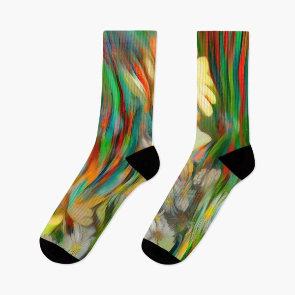 Item preview, Abstract floral digital painting designed and sold by blackhalt.