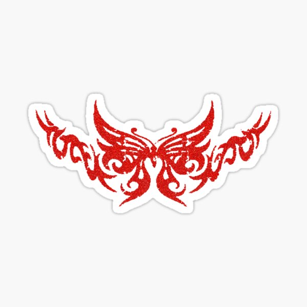 Item preview, RED TRIBAL TATTOO designed and sold by Glossypop.