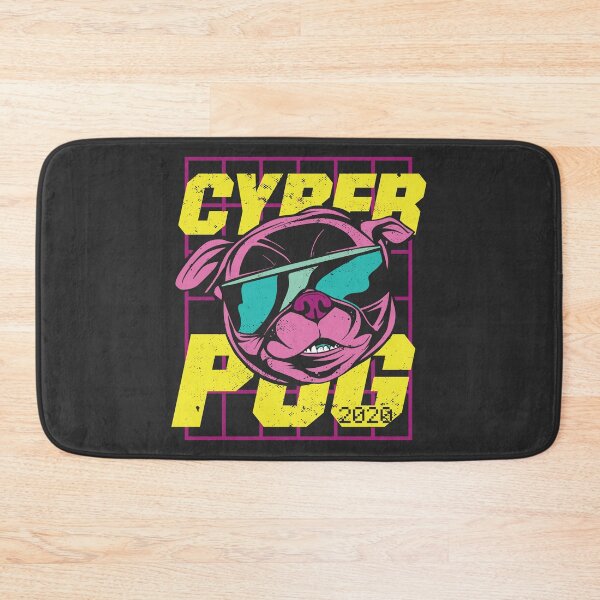 Item preview, Cyber Pug Funny Pun designed and sold by cutenfunny.