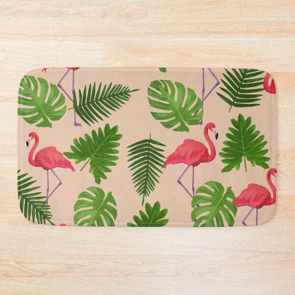 Item preview, Flamingo pattern with tropical leaves.  designed and sold by GulArt.