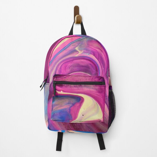 Item preview, Pink and Blue Abstract Painting designed and sold by GlobalWardrobe.