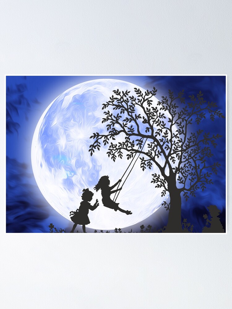 Girl On A Swing Poster For Sale By Cmphotographs Redbubble