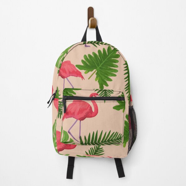 Item preview, Flamingo pattern with tropical leaves.  designed and sold by GulArt.
