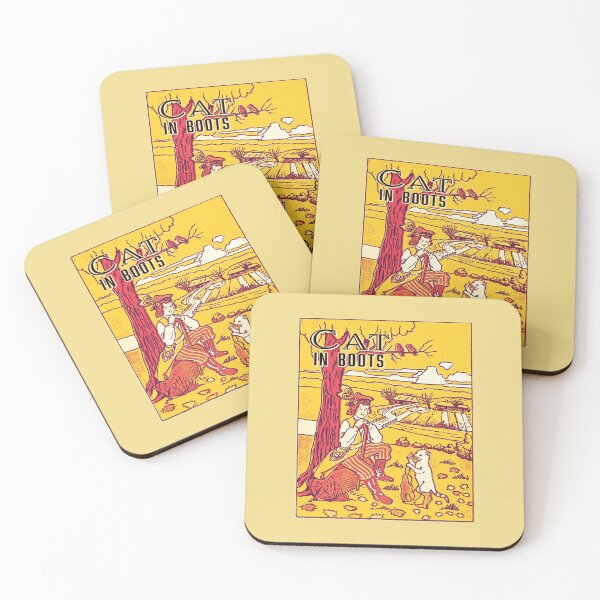 Item preview, Cat retro style - Cat in Boots - yellow designed and sold by amazimals.