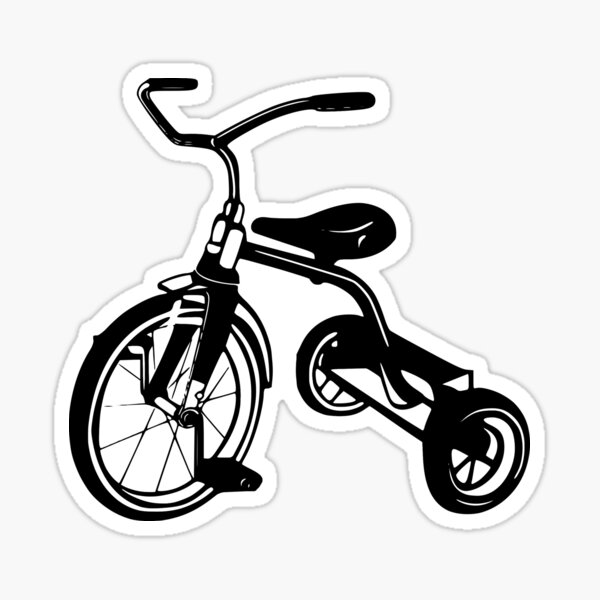 "Tricycle" Sticker by tuskawilla Redbubble