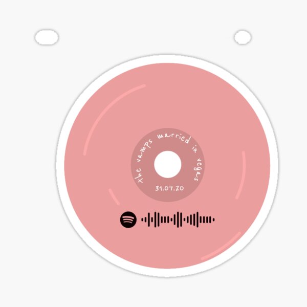 The vamps married in vegas Sticker