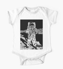 Body de manga corta para bebé Moonman