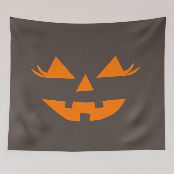 Item preview, Gray Pumpkin Girl Face designed and sold by gabygirl812.