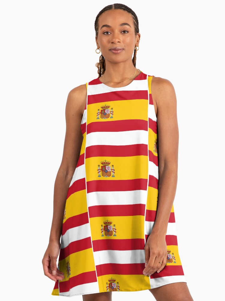 SPANISH FLAG" A-Line Dress by Jinoelfuego | Redbubble