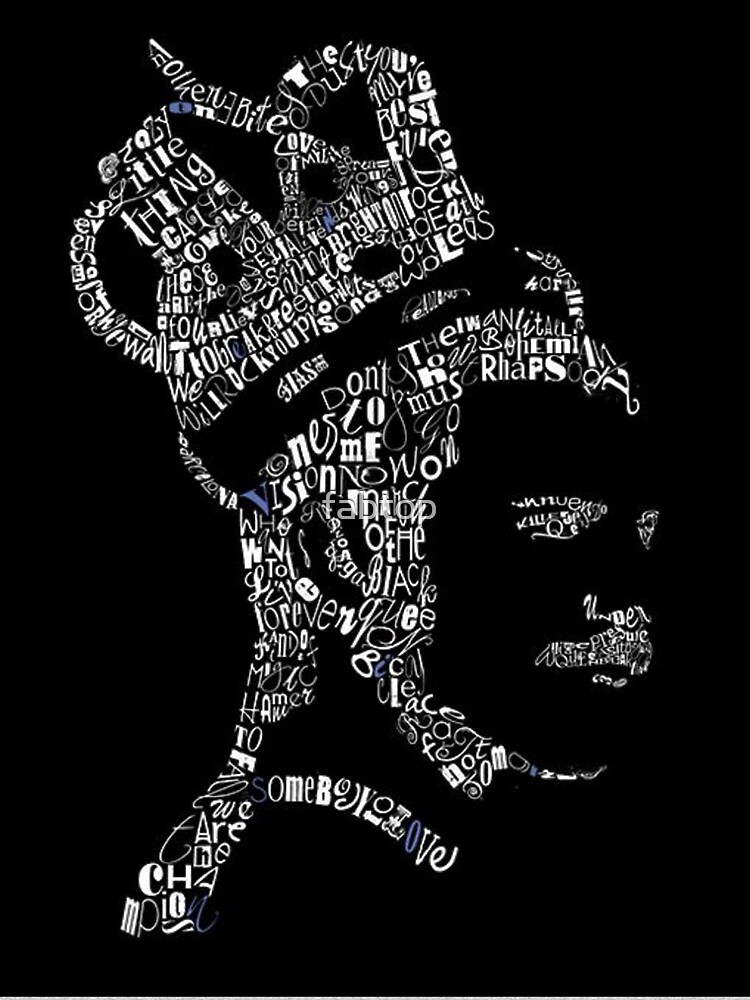 Queen Band lyrics Collage by fabtop