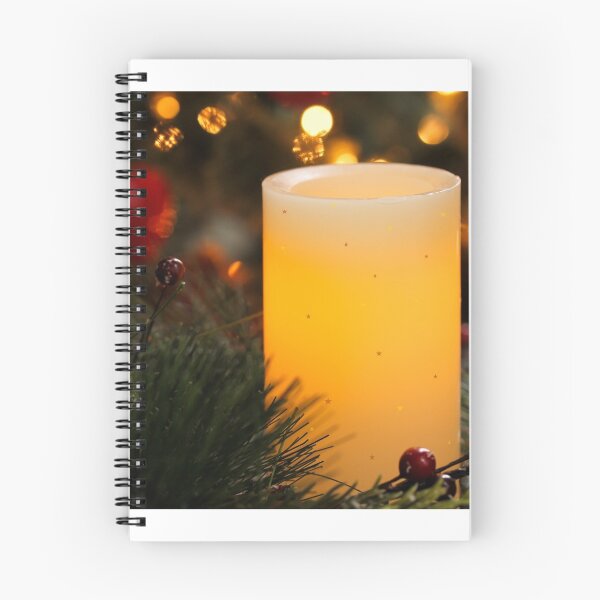 Item preview, Holiday Candle on Bokeh background designed and sold by vm2002.