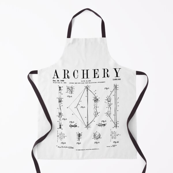 Item preview, Archery Compound Bow Old Vintage Patent Drawing Print designed and sold by GrandeDuc.