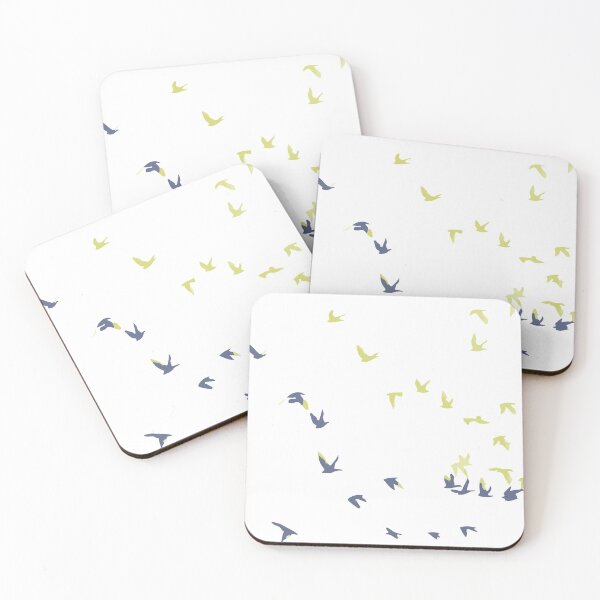 Item preview, Birds in Flight - Green Blue designed and sold by Seobox.