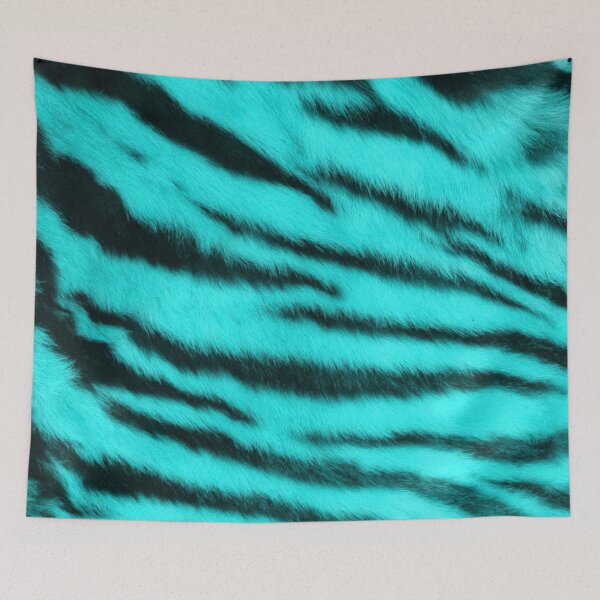 Item preview, Tiger Print Turquoise designed and sold by Sabbaht.