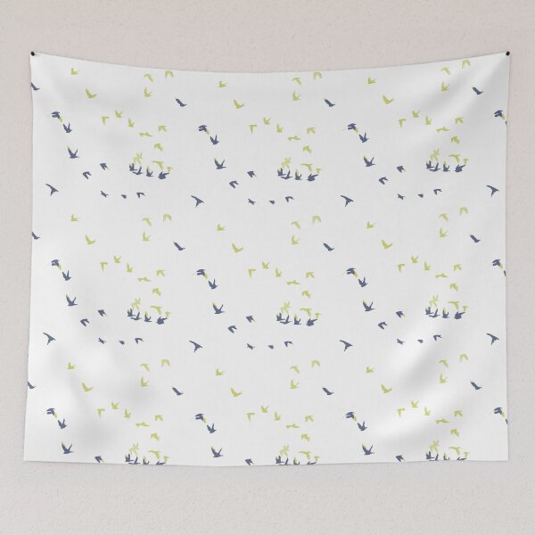 Item preview, Birds in Flight - Green Blue designed and sold by Seobox.