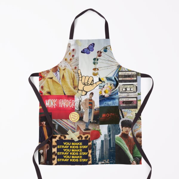 Item preview, STRAY KIDS Collage AESTHETIC Retro Cool Kpop Quotes  designed and sold by SugarSaint.