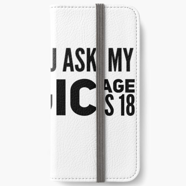 yoga - yogic age is 18 iPhone Wallet