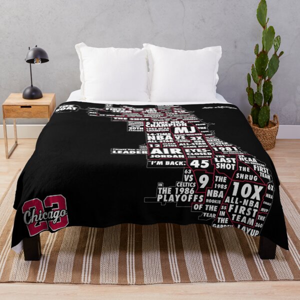 Item preview, The Michael Jordan (Chicago) Map designed and sold by 90sBullsShirts.
