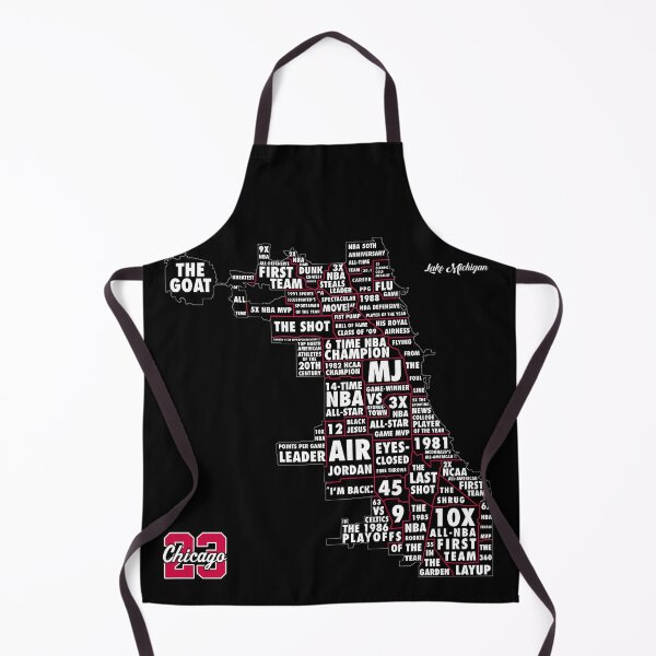 Item preview, The Michael Jordan (Chicago) Map designed and sold by 90sBullsShirts.