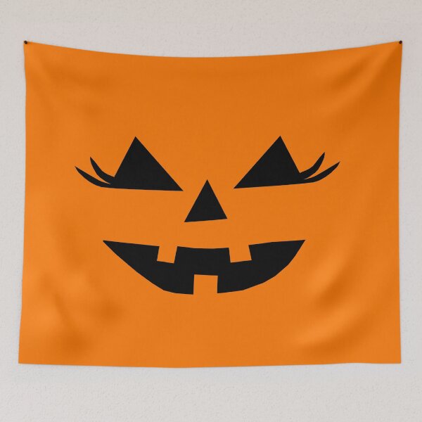 Item preview, Orange Pumpkin Girl Face designed and sold by gabygirl812.