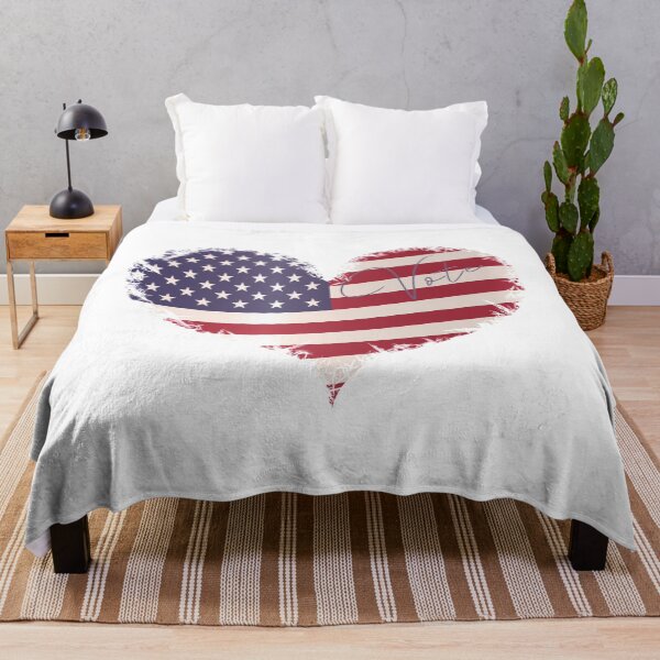 Item preview, USA / American flag Shape heart Vote 2020 designed and sold by aloresarts.