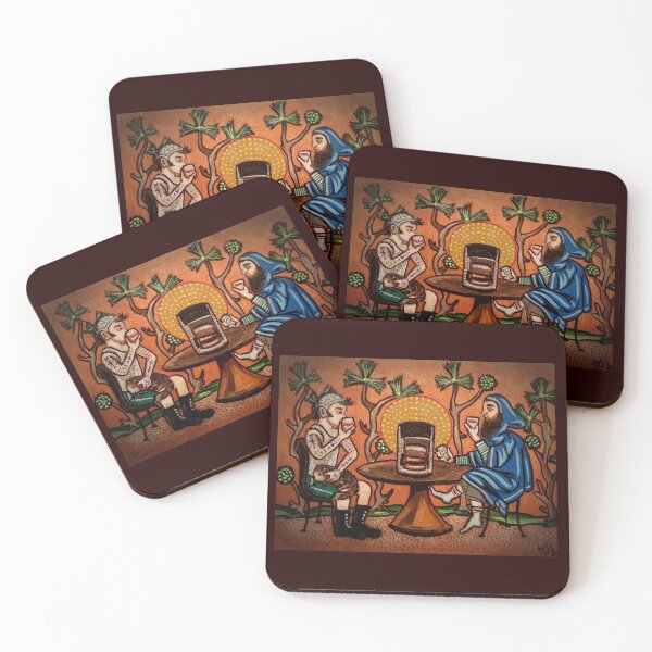 Item preview, Medieval Hipsters wth Succulents and Fair-trade Coffee  designed and sold by Super-Pinhead.