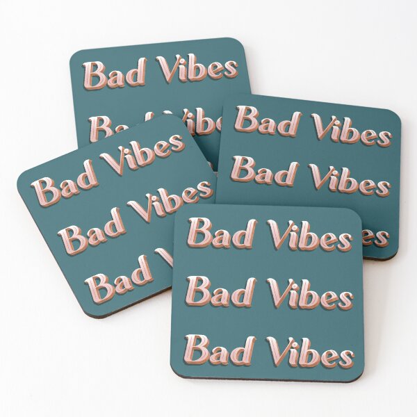 Item preview, Bad Vibes Typography designed and sold by andymvera.