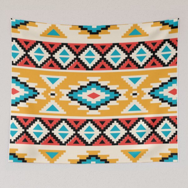 Item preview, Colorful Mexican stripe pattern designed and sold by Sunny-World.