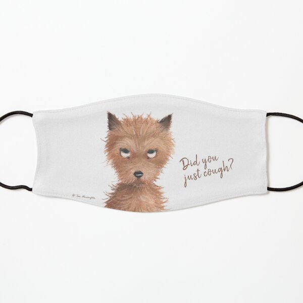 Cheeky Puppy Dog Eyes - "Did you just cough?" Kids Mask