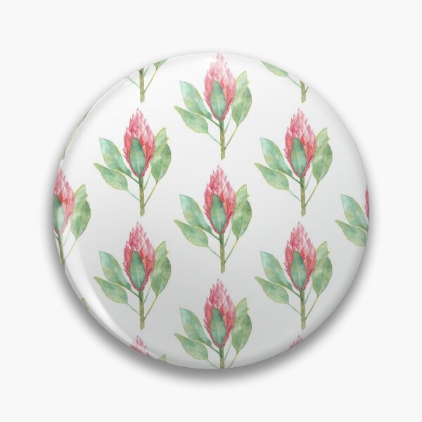 Item preview, Protea Watercolour Motif Closed (Repeat) designed and sold by Studio-Amytheia.
