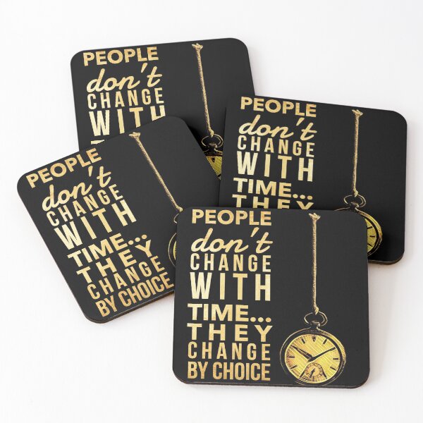 Item preview, People don't change with time, they change by choice designed and sold by Michael & Val Saletta.