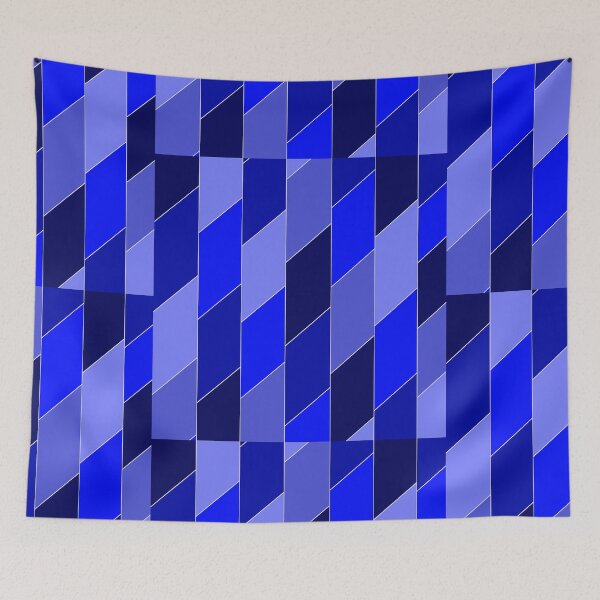 Item preview, Shades Of Blue : Geometric Pattern designed and sold by Rimsha M.