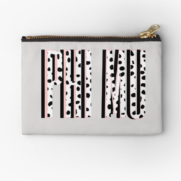 Phi Mu Sorority Design Zipper Pouch