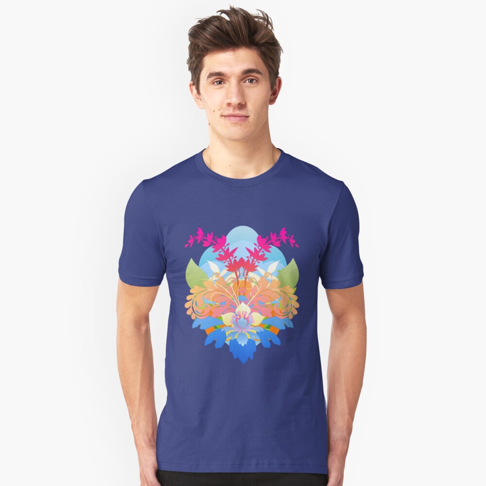 Tropical Vectors Slim Fit T-Shirt