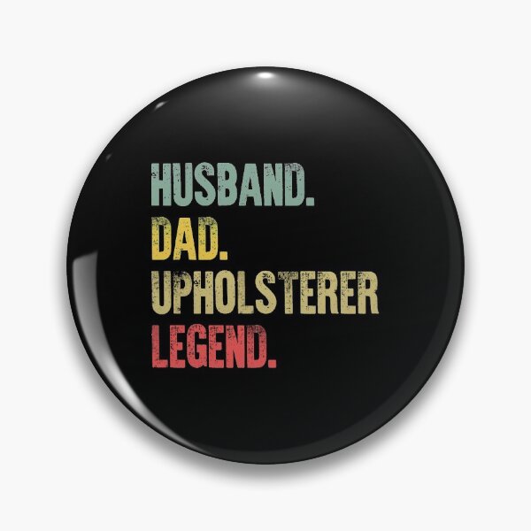 Item preview, Funny Men Vintage T Shirt Husband Dad Upholsterer Legend Retro designed and sold by Bendthetrend.