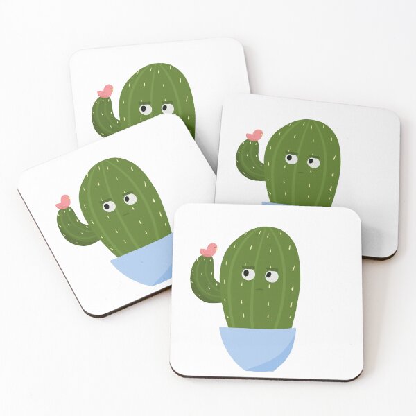 Item preview, Grumpy Cactus & Bird designed and sold by DeepBlue-Design.