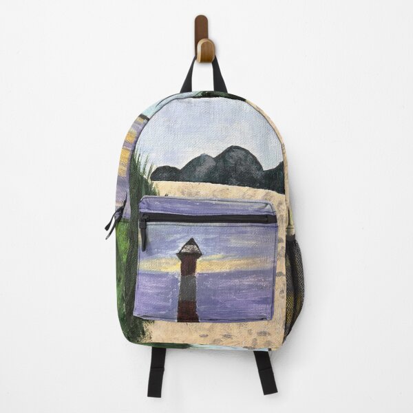Item preview, Morris Island Lighthouse Landscape Painting designed and sold by BissyCollective.