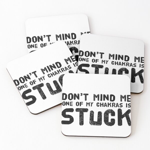 Item preview, yoga - don't mind me, chakra stuck designed and sold by YogicFoods YogaMap.