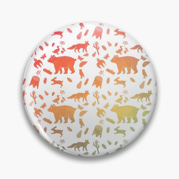 Item preview, Rainbow Animal Forest Pattern designed and sold by SpDesignsC.