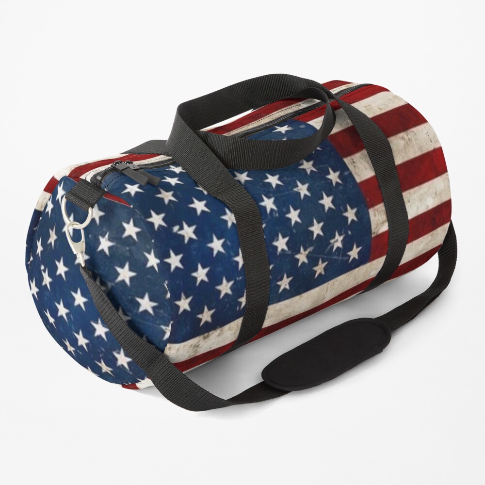 "USA flag" Duffle Bag by indielanguages Redbubble
