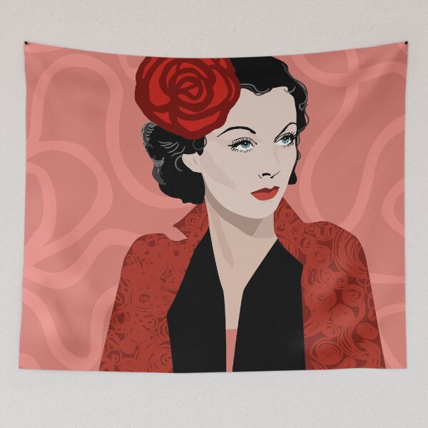 Item preview, Vivien Leigh in red designed and sold by korasi.