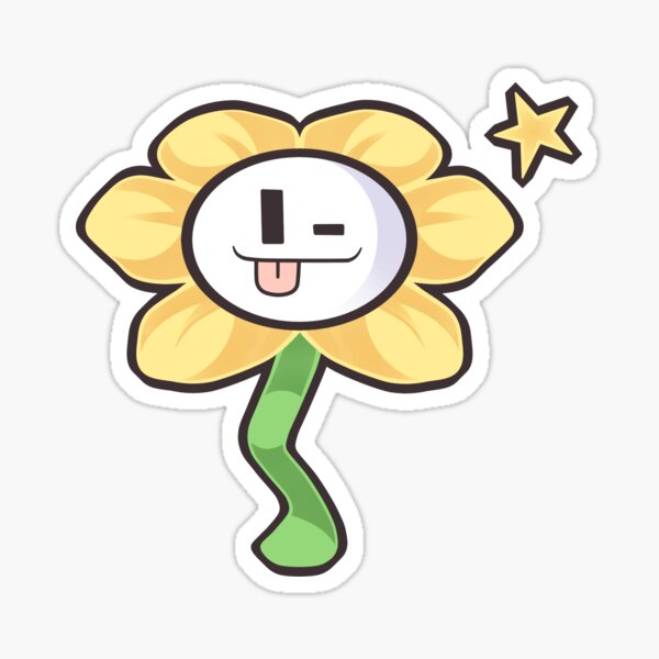 Evil Flowey the Flower Sticker for Sale by Metasaki