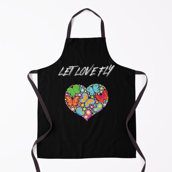 Item preview, Let Love Fly Butterfly Heart Colorful designed and sold by Two Left Hands Design.