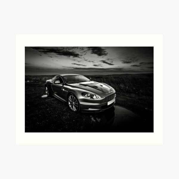 Aston Martin DBS vom Casino Royale Kunstdruck