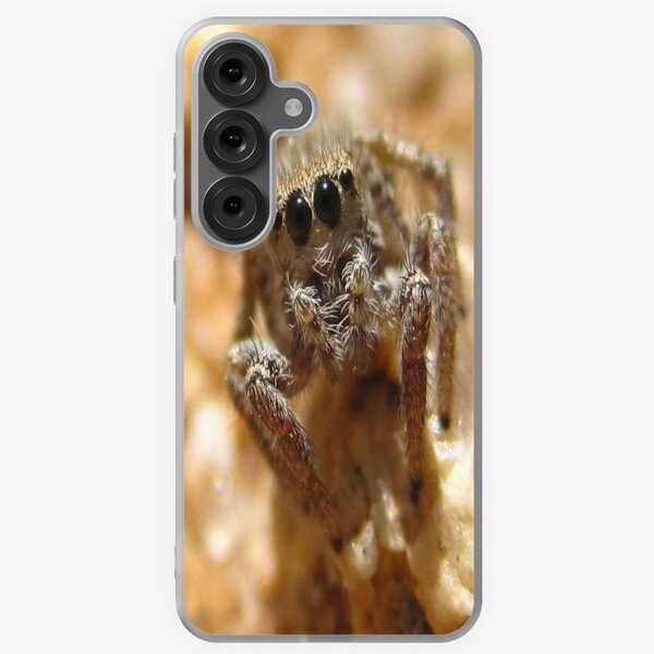 Item preview, Staring Contest Brown Jumping Spider designed and sold by Michelle McCullough.