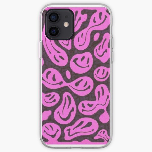 Coque de téléphone smiley déformée Coque souple iPhone